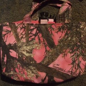 Handmade Pink Camo Tote Bag